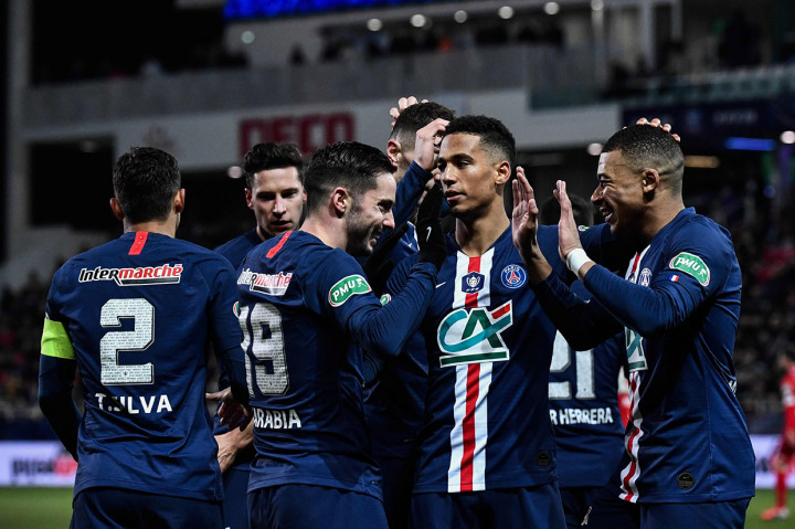 Pemain Spanyol Pablo Sarabia memperbesar keunggulan PSG pada menit ke-56 setelah tuan rumah kelabakan menghadapi tim ibu kota Prancis itu. 