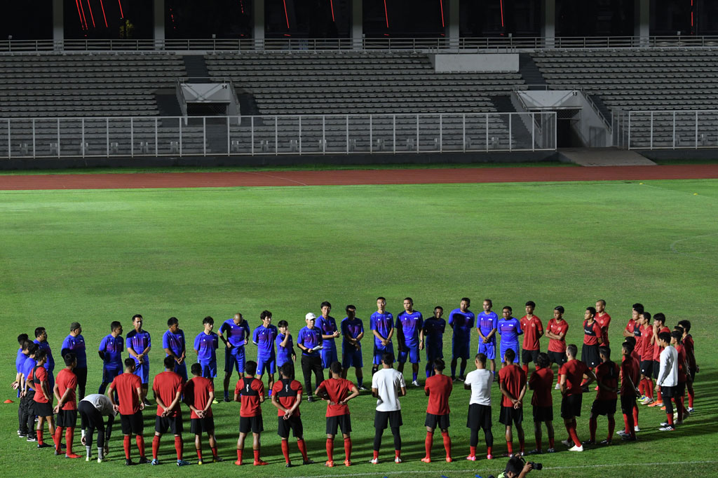 Latihan tersebut merupakan bagian dari pelatnas tahap satu untuk menghadapi laga lanjutan kualifikasi Piala Dunia 2022. Agenda pelatnas tersebut berlangsung hingga 23 Februari mendatang.