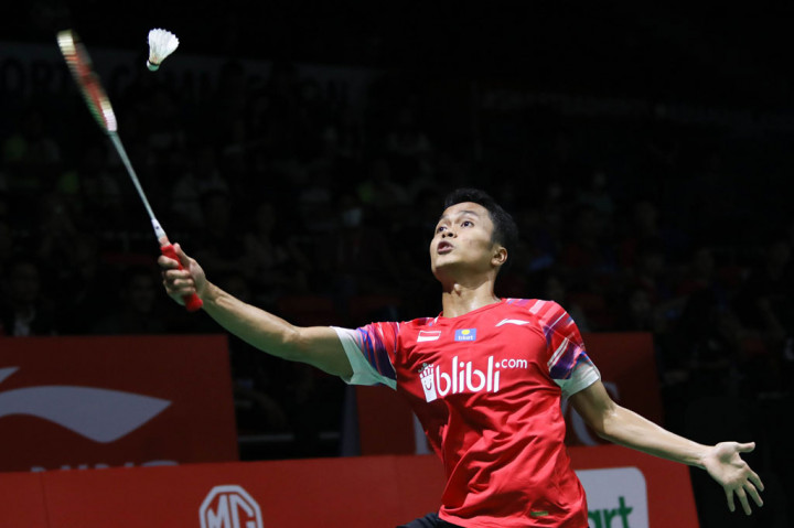 Tunggal putra Anthony Sinisuka Ginting juga berhasil mengalahkan Sai Praneeth yang mundur akibat cedera di partai pertama. Sementara dua tunggal putra Indonesia lainnya, Jonathan Christie dan Shesar Hiren Rhustavito menyerah kepada lawan-lawannya.