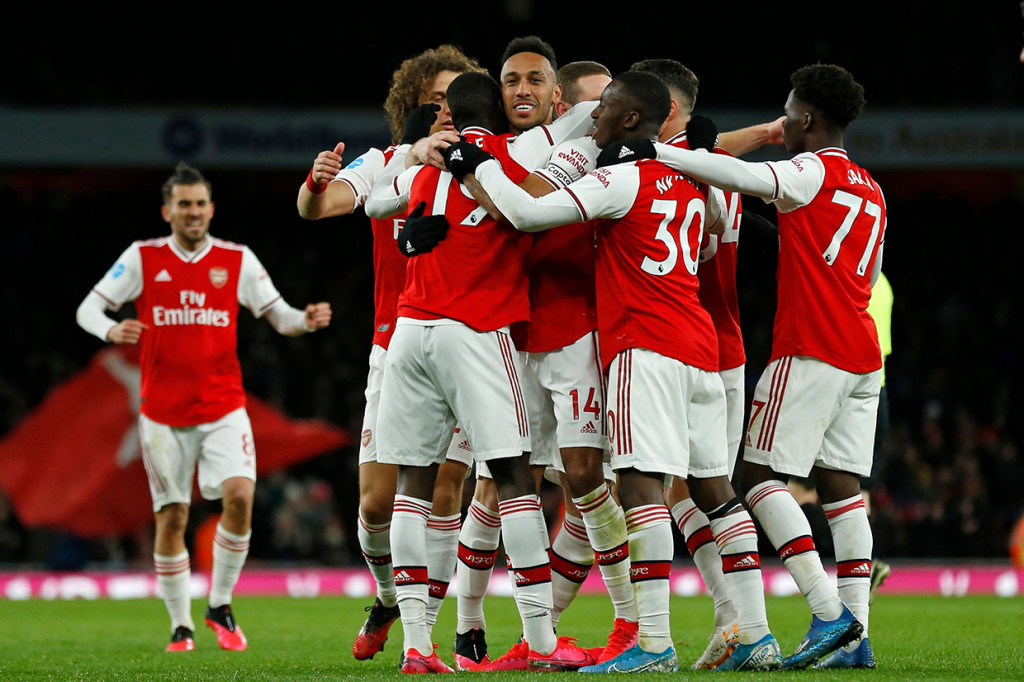 The Gunners sempat ditahan tanpa gol Newcastle di babak pertama. Namun di babak kedua, empat gol bisa dicetak lewat Pierre-Emerick Aubameyang di menit ke-54, Nicolas Pepe (57'), Mesut Oezil (90'), dan Alexandre Lacazette (90+5').