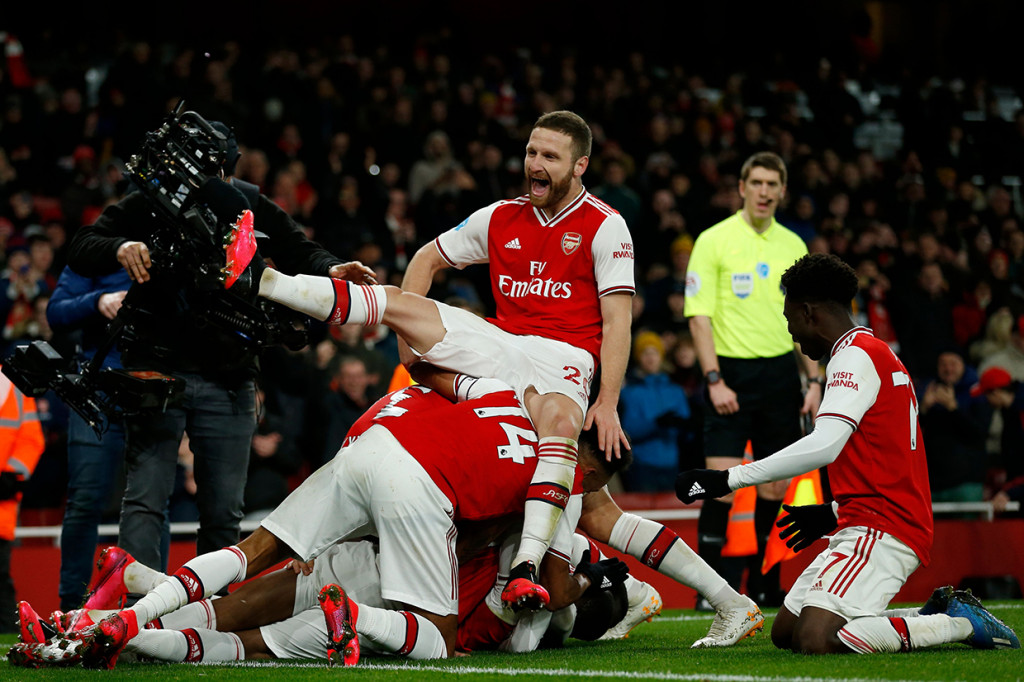 Tambahan tiga angka membuat Arsenal naik ke peringkat 10 klasemen Liga Inggris dengan 34 poin dari 26 laga. 