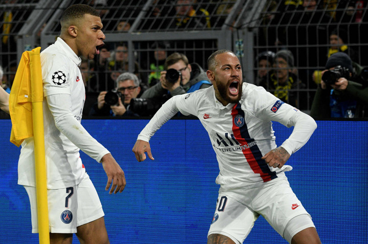 PSG seolah tersengat setelah kemasukan. Mereka kemudian menyamakan kedudukan lewat Neymar pada menit ke-75 neneruskan umpan matang Kylian Mbappe.