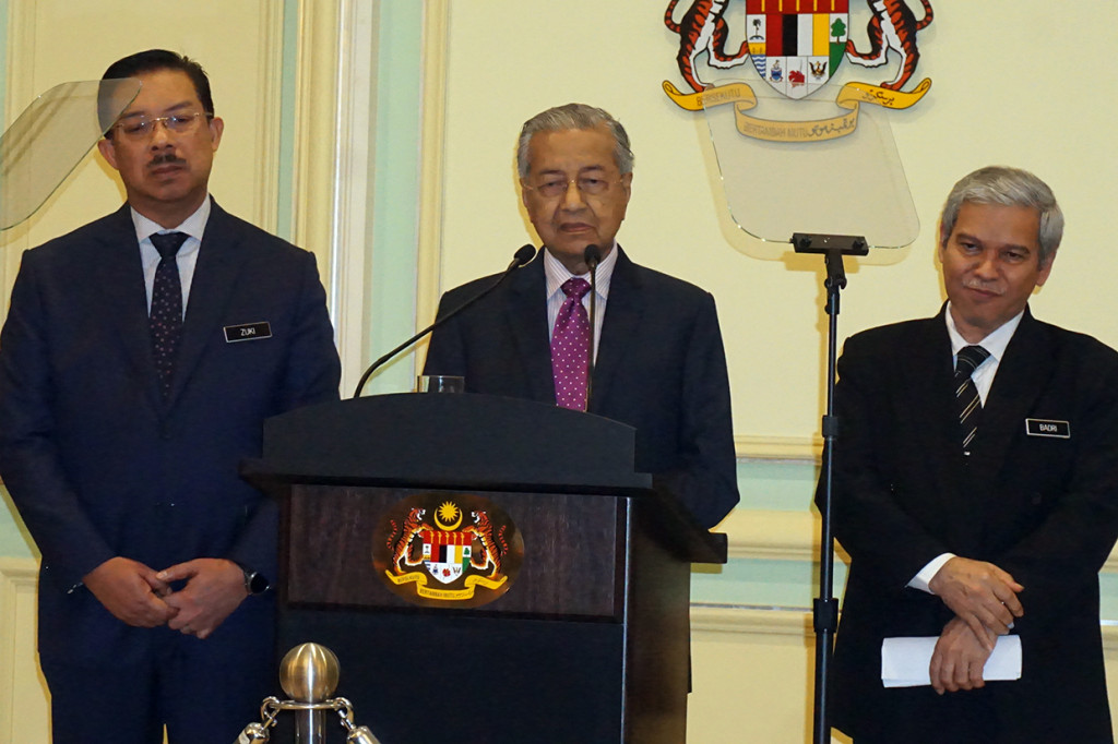 Mahathir mengatakan Sidang Dewan Rakyat (Parlemen) khusus akan diadakan pada 2 Maret 2020 untuk menentukan perdana menteri berikutnya. ANTARA FOTO/Agus Setiawan