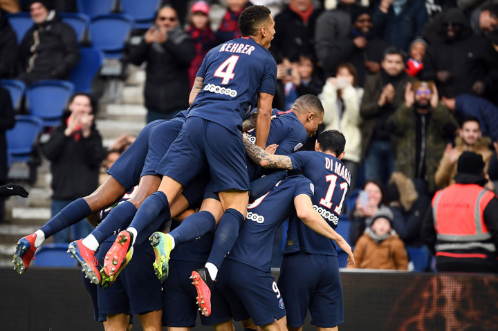 Dua gol PSG lainnya yang bersarang di gawang Alex Runarsson lewat kaki Pablo Sarabia dan Mauro Icardi. AFP Photo/Franck Fife