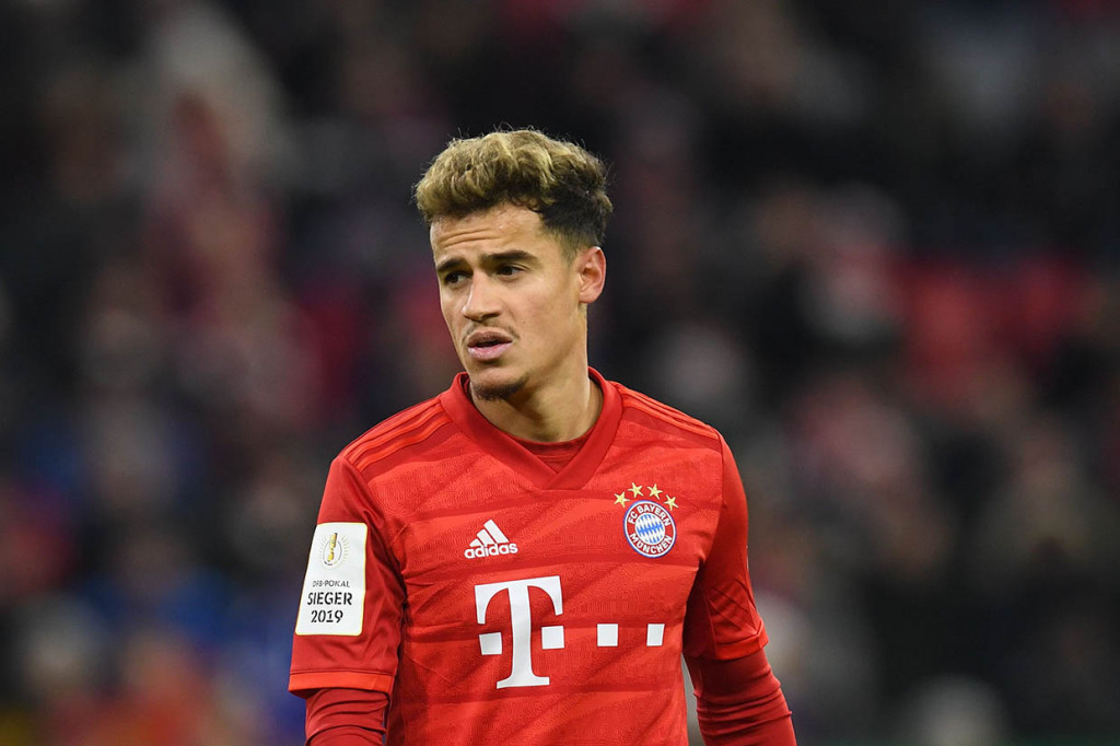 Philippe Coutinho hampir menggandakan keunggulan Bayern pada menit ke-60, namun sepakan jarak jauh melengkungnya masih kurang tepat sasaran.