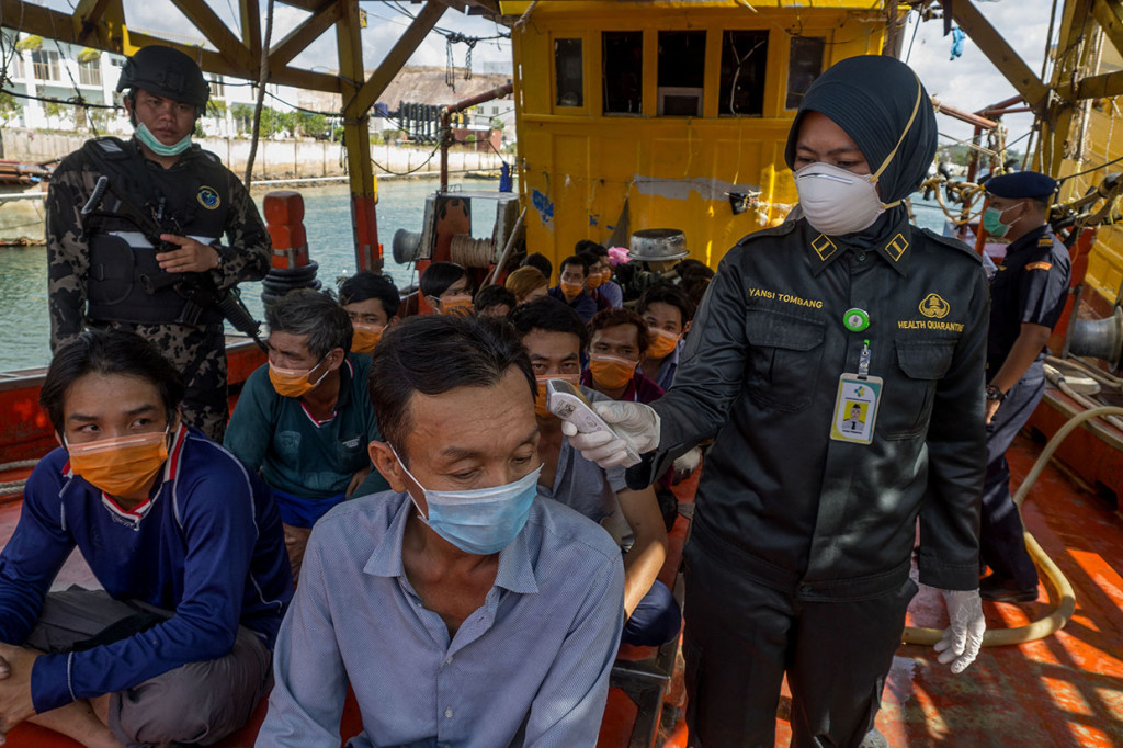 Direktorat Jenderal Pengawasan Sumber Daya Kelautan dan Perikanan Kementerian Kelautan dan Perikanan (KKP) berhasil mengamankan lima kapal asing beserta 68 awak kapal berkewarganegaraan Vietnam yang melakukan penangkapan ikan secara ilegal di Perairan Natuna Utara.