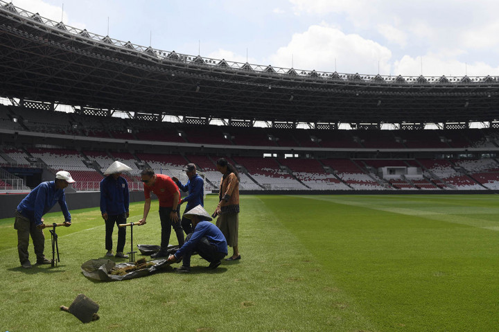 Peninjauan dilakukan terhadap berbagai fasilitas termasuk perawatan rumput. Peninjauan tersebut guna memastikan kelayakan SUGBK sebagai salah satu venue yang diajukan untuk menggelar pertandingan Piala Dunia U-20 tahun 2021 mendatang. 