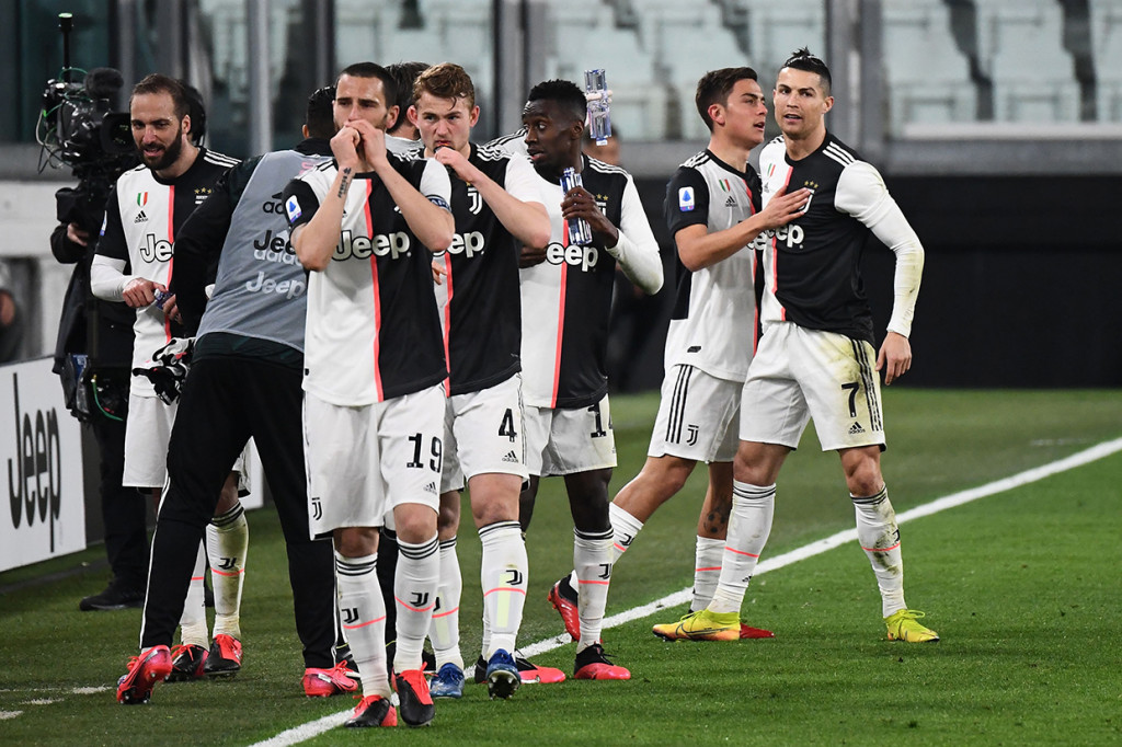 Juventus mengalahkan Inter Milan 2-0 di Allianz Stadium, Turin.