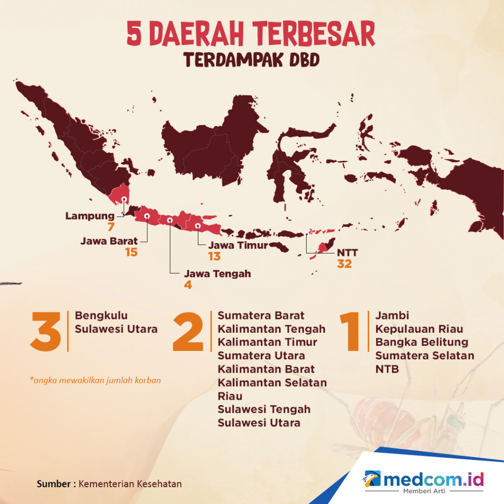 Perkembangan Kasus DBD di Kabupaten Sikka