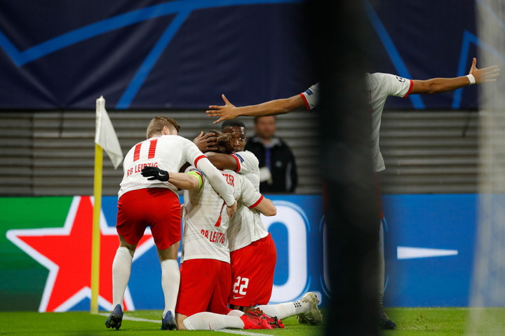 Hasil tersebut sekaligus mengantarkan Leipzig lolos ke babak perempat final dengan kemenangan agregat 4-0. AFP Photo/Odd Andersen
