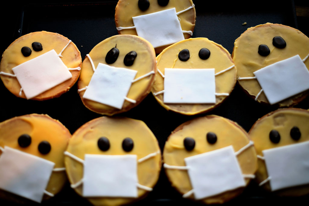 Merebaknya virus korona jenis baru, covid-19 memunculkan berbagai ide kreatif bagi sebagian orang. Salah satunya pembuat kue di Dortmund, Jerman.