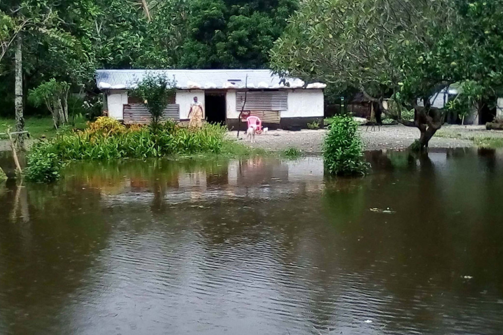 Topan Harold tiba di Vanuatu setelah menewaskan 27 orang di Kepulauan Solomon yang berdekatan. AFP Photo/Tasso Joshua