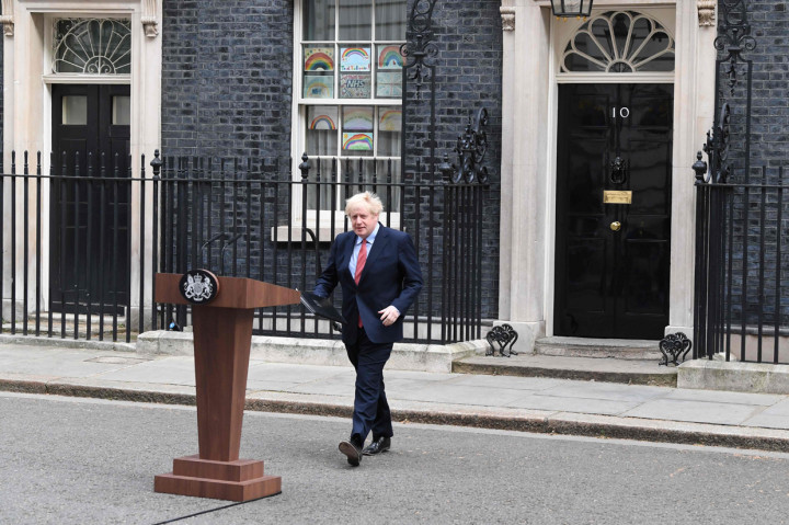 Perdana Menteri Inggris Boris Johnson kembali bekerja di Downing Street, pascasembuh dari infeksi virus korona (Covid-19).