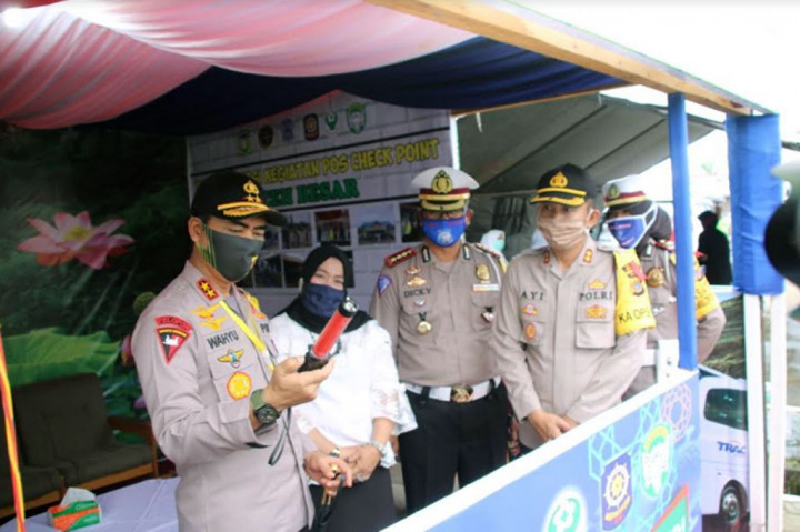 Kapolda juga menginstruksikan larangan mudik, penertiban lalu lintas memastikan keamanan dan ketertiban masyarakat tetap terjamin saat Ramadan dan menyambut Idul Fitri 2020.