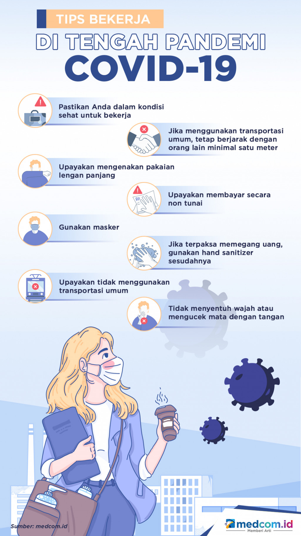 Tips Bekerja di Tengah Pandemi Covid-19