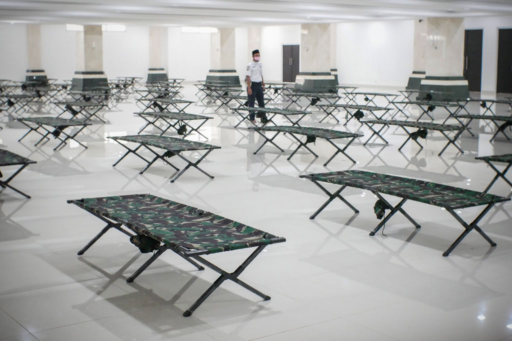 Pemerintah Kota Jakarta Barat memfungsikan masjid tersebut sebagai lokasi isolasi bagi para pemudik yang kembali ke Jakarta untuk memutus penyebaran virus korona (covid-19).