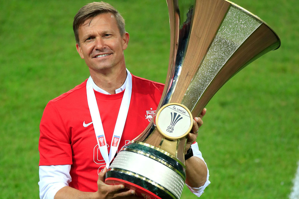 Bagi Jesse Marsch, ini merupakan trofi pertamanya di Austria selaku pelatih Salzburg.
