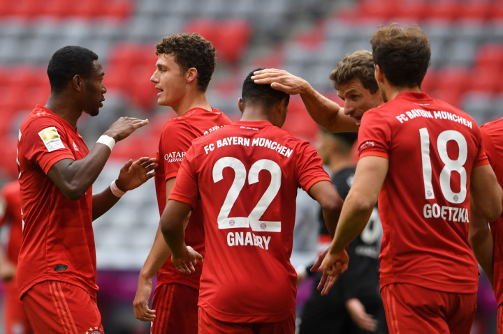 Bayern Muenchen menggilas Fortuna Duesseldorf 5-0 dalam laga pekan ke-29 Liga Jerman di Stadion Allianz Arena.