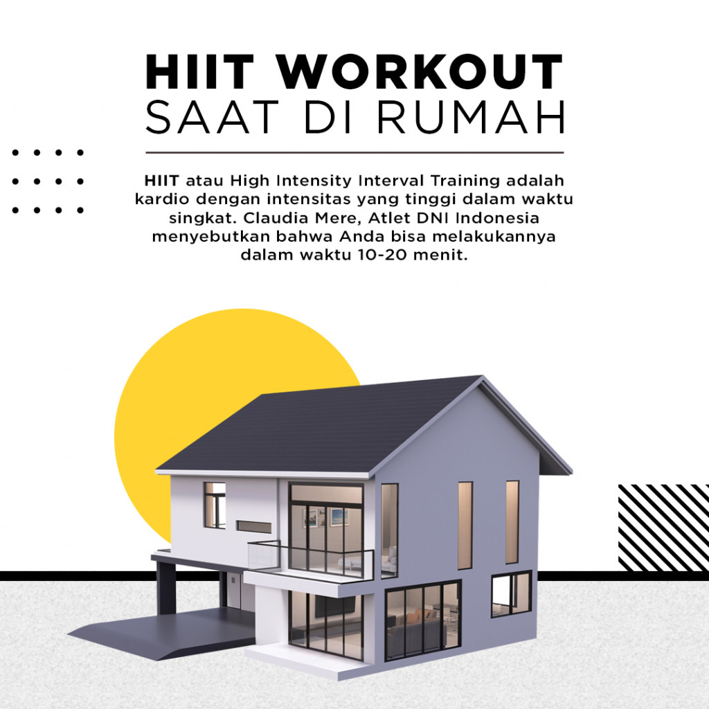 HIIT Workout Saat di Rumah