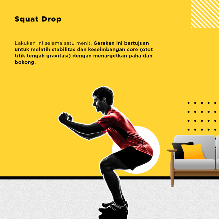 HIIT Workout Saat di Rumah