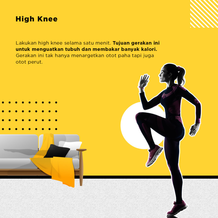 HIIT Workout Saat di Rumah