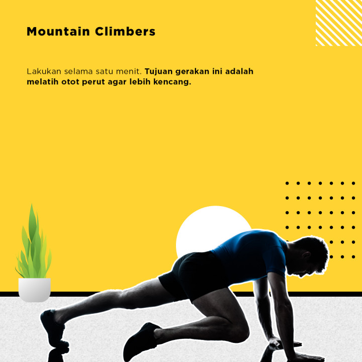 HIIT Workout Saat di Rumah