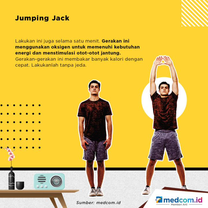 HIIT Workout Saat di Rumah