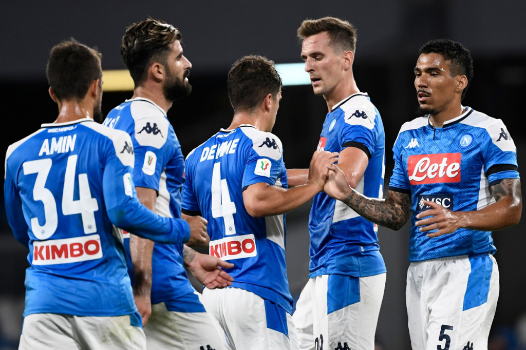 Napoli sukses merebut tiket ke final Coppa Italia musim ini. Di semifinal, Napoli menyingkirkan Inter Milan dengan skor agregat 2-1.