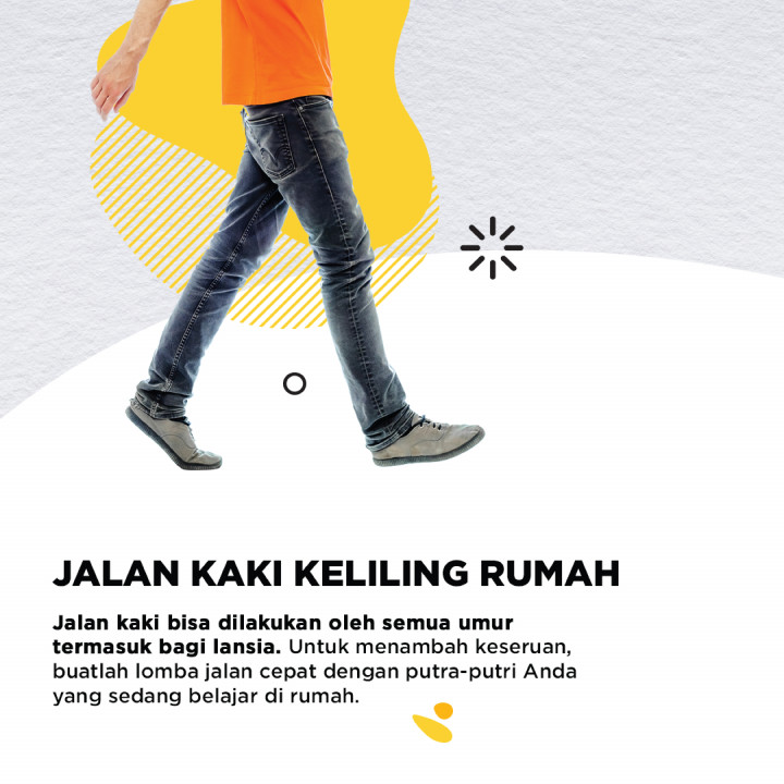 6 Macam Gerakan dan Aktivitas Fisik di Rumah