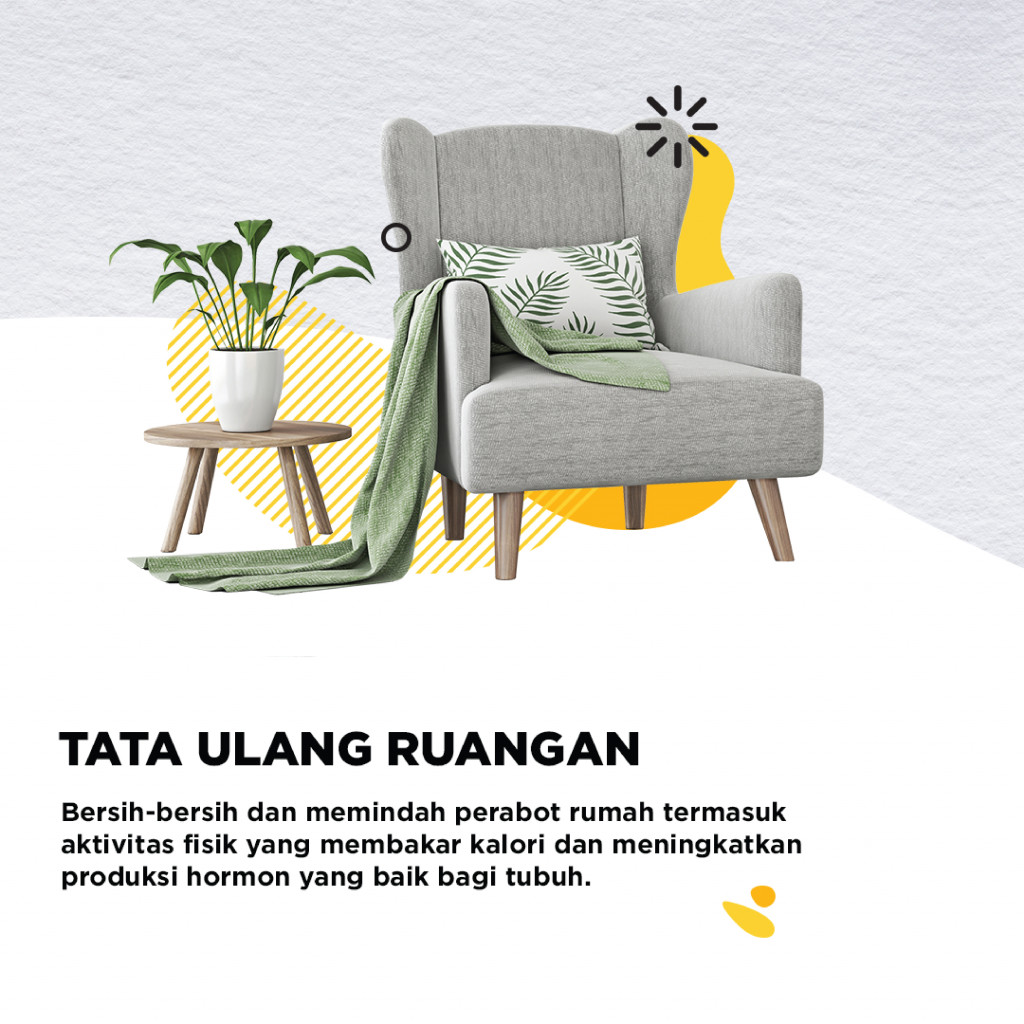 6 Macam Gerakan dan Aktivitas Fisik di Rumah