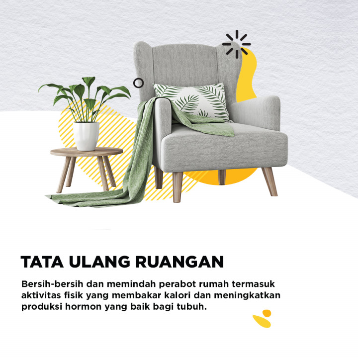 6 Macam Gerakan dan Aktivitas Fisik di Rumah