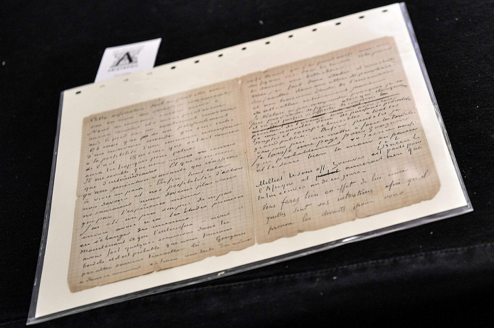 Surat tersebut dibuat di Arles dan ditujukan untuk teman pelukis mereka, Emile Bernard dan tertanggal 1/2 November 1888, kurang dari dua tahun sebelum Van Gogh meninggal pada usia 37.