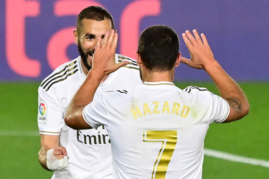 Di babak kedua Madrid terus merangsek ke pertahanan Valencia demi memecah kebuntuan. Gol akhirnya tercipta pada menit ke-61 setelah umpan cepat Hazard bisa diselesaikan sempurna oleh Karim Benzema.