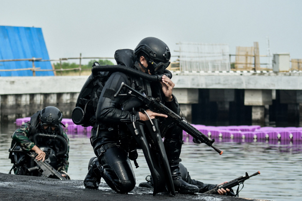 Kegiatan tersebut merupakan bagian dari Latihan Peperangan Laut Khusus guna meningkatkan profesionalisme prajurit Satkopaska Koarmada I dalam menjaga NKRI. 