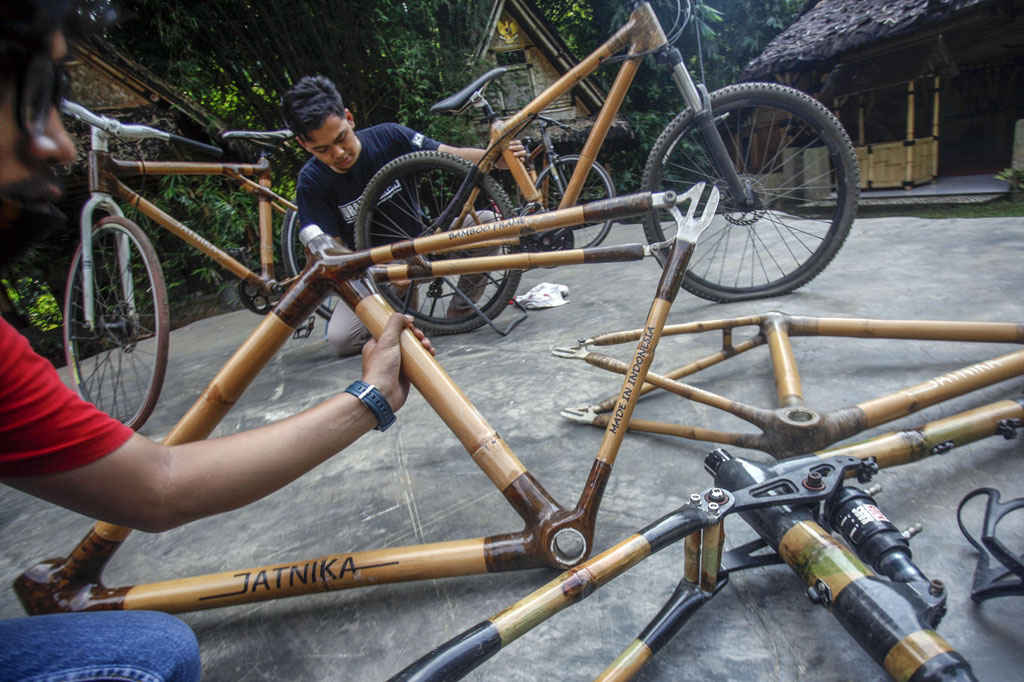 Sepeda Bambu  Buatan Bogor  Tembus Pasar Ekspor Medcom id