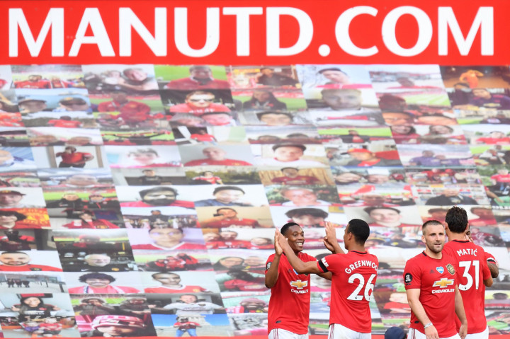 Manchester United mengalahkan Sheffield United 3-0 dalam lanjutan Liga Inggris. AFP Photo/Michael Regan
