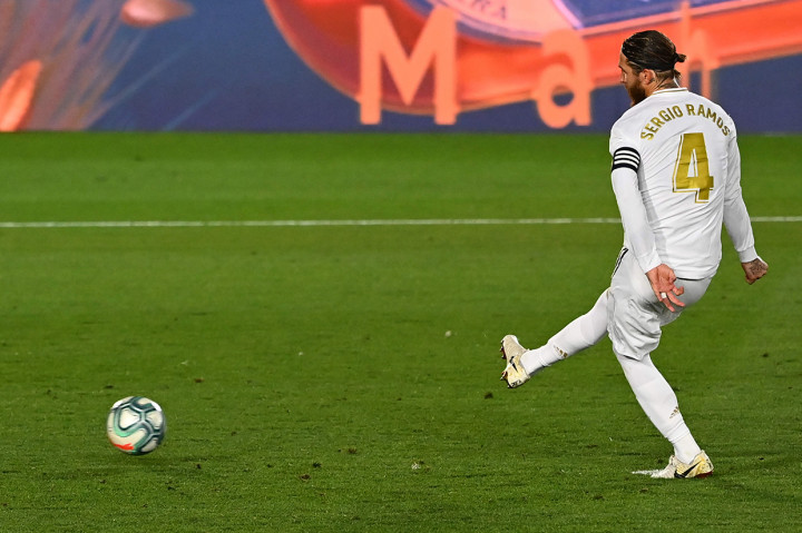 Real Madrid memperoleh hadiah tendangan penalti pada menit ke-78 setelah Dani Carvajal dijatuhkan di dalam area terlarang oleh Mathias Olivera. Kesempatan itu dimanfaatkan dengan baik oleh Ramos yang mengarahkan bola ke pojok kanan bawah gawang, dan tak terjangkau Soria meski tepat menebak arah bola.