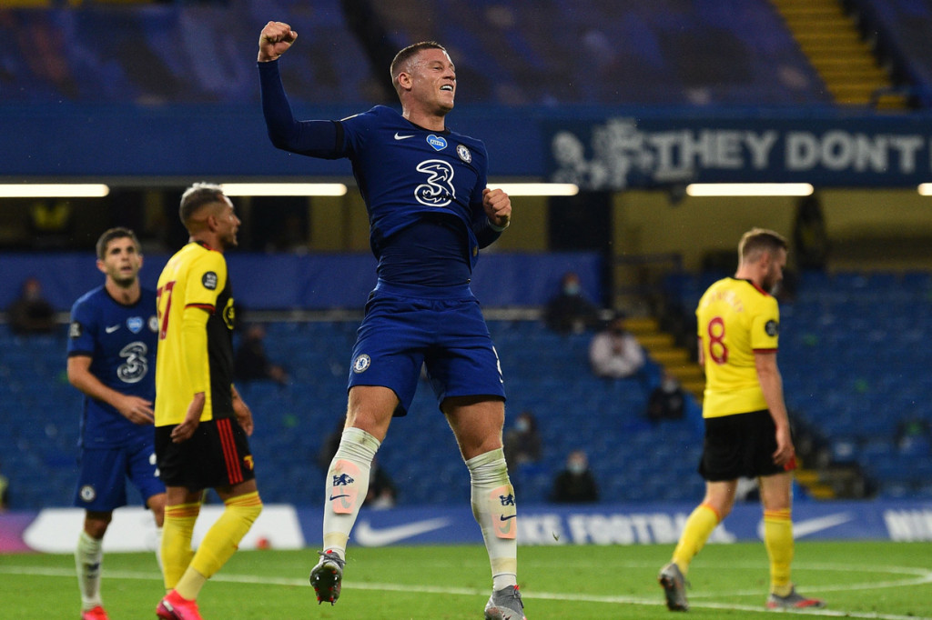 Sebelumnya The Blues sempat digeser Manchester United (MU) yang mengalahkan Bournemouth 5-2. AFP Photo/Glyn Kirk