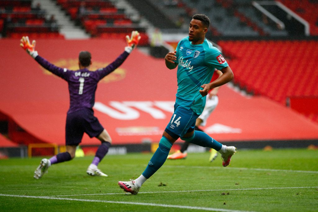 Joshua King kemudian memperkecil ketinggalan Bournemouth jadi 3-2 di pada menit ke-49. AFP Photo/Brunskill