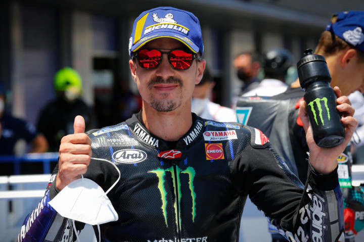 Pembalap tim Petronas Yamaha itu mencatatkan waktu 1:36,705, mengalahkan catatan pebamlap tim pabrikan Yamaha Maverick Vinales dengan marjin 0,139 detik, yang finis P2 untuk Grand Prix Spanyol Minggu, 19 Juli 2020 nanti.