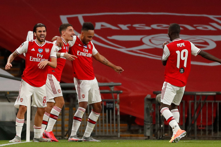 Selanjutnya, Arsenal tinggal menunggu pemenang antara Machester United vs Chelsea, yang baru akan bertanding pada Senin, 20 Juli 2020, dini hari WIB. Adapun final akan digelar pada 1 Agustus mendatang di Stadion Wembley. AFP Photo/Matthew Childs