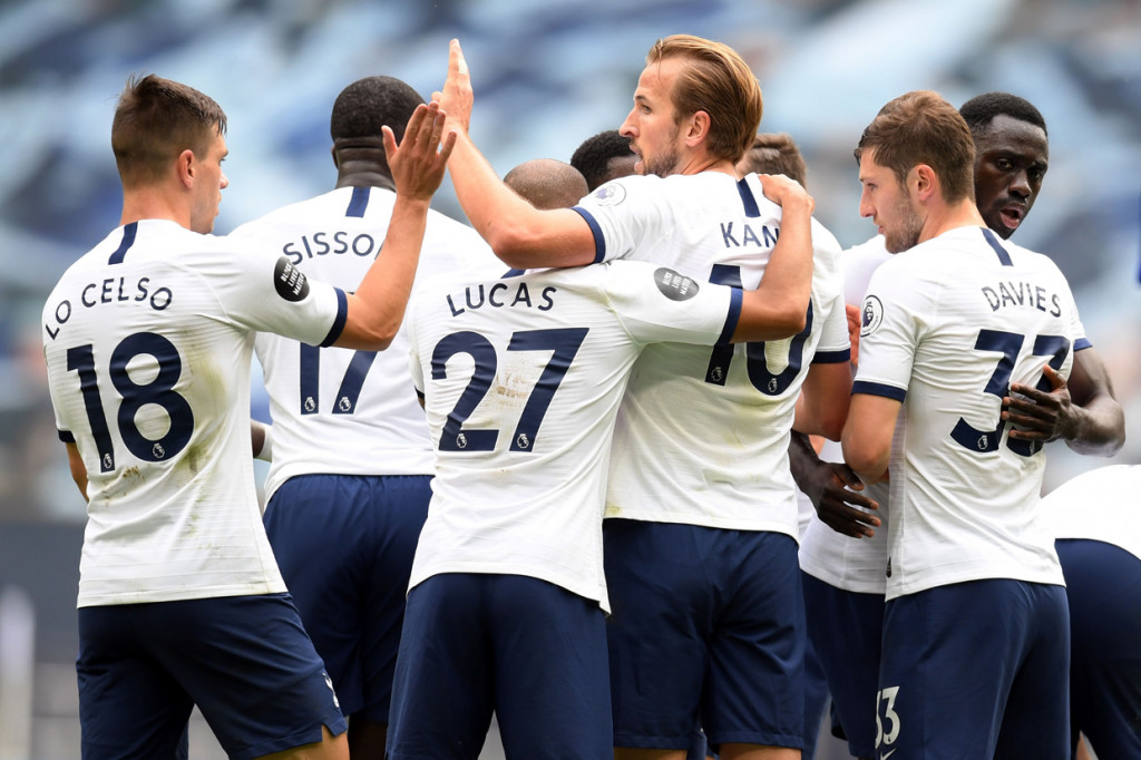Tottenham Hotspur meraih poin penuh saat menjamu Leicester City di pekan ke-37 Premier League. AFP Photo/Michael Regan