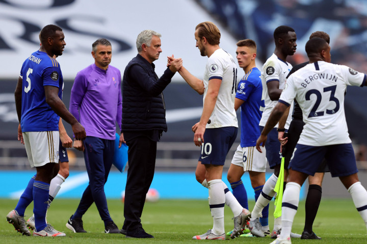 Dengan hasil ini, Tottenham naik ke urutan enam klasemen Liga Inggris dengan 58 poin. Sementara itu, Leicester tertahan di peringkat keempat dengan 62 poin. AFP Photo/Richard Heathcote
