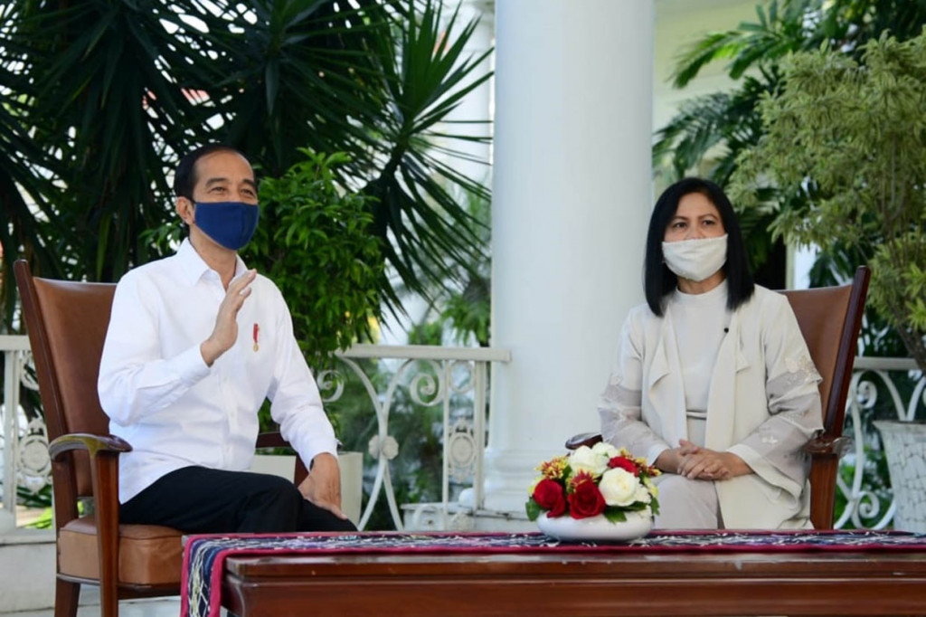 Presiden Joko Widodo dan Ibu Negara Iriana meminta anak-anak Indonesia disiplin menerapkan protokol kesehatan untuk mencegah penularan covid-19 selama masa pandemi.