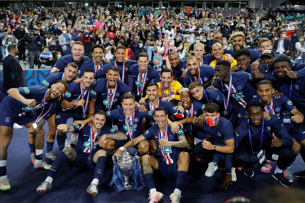 PSG kian mantap sebagai tim tersukses di Piala Prancis dengan catatan 13 kali juara sepanjang masa.
