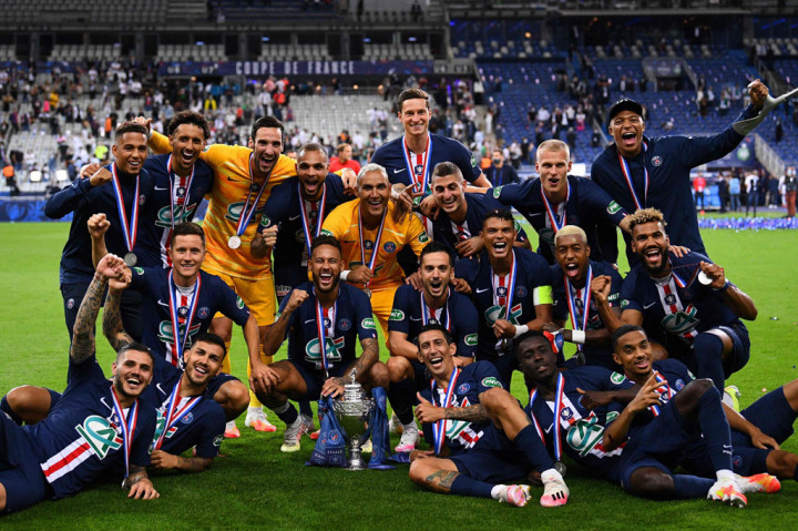 Le Parisien juga berpeluang untuk melengkapi raihan mereka menjadi trigelar mengingat Neymar dkk akan menjalani final Piala Liga Prancis melawan Olympique Lyon pada 1 Agustus mendatang.