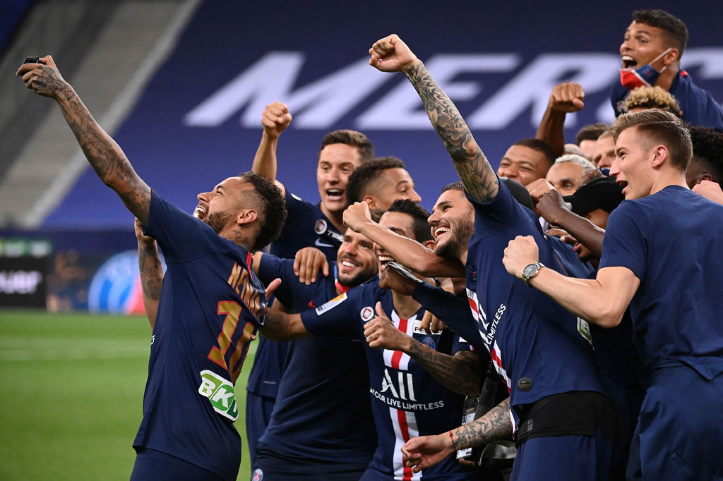 PSG Juara Piala  Liga Prancis Medcom id