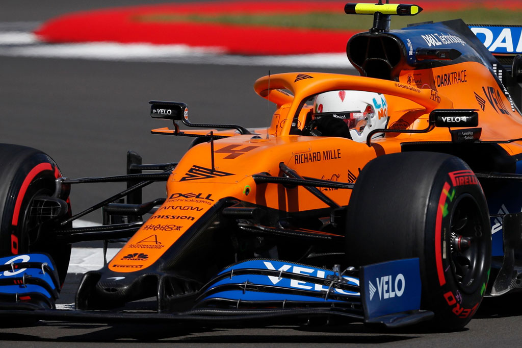 Lando Norris meneruskan tren positif di kualifikasi bagi McLaren dengan finis P5, sedangkan rekan satu timnya, Carlos Sainz di P7. Kedua pebalap dipisahkan oleh pebalap Racing Point Lance Stroll di P6.