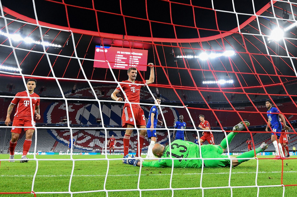 Bayern Muenchen mampu memetik kemenangan dengan skor 4-1 yang masing-masing dicetak oleh brace Robert Lewandowski, Ivan Perisic, dan Corentin Tolisso.