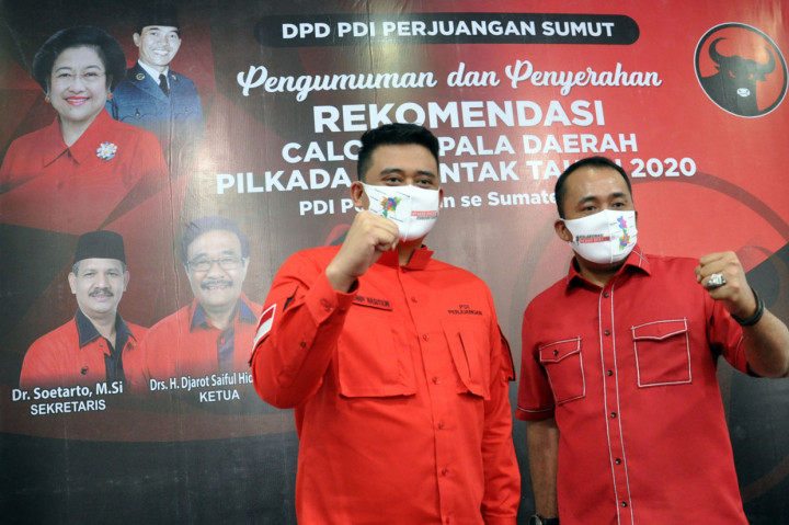 Pdip Resmi Usung Bobby Nasution Aulia Rahman Di Pilkada Medan Medcom Id